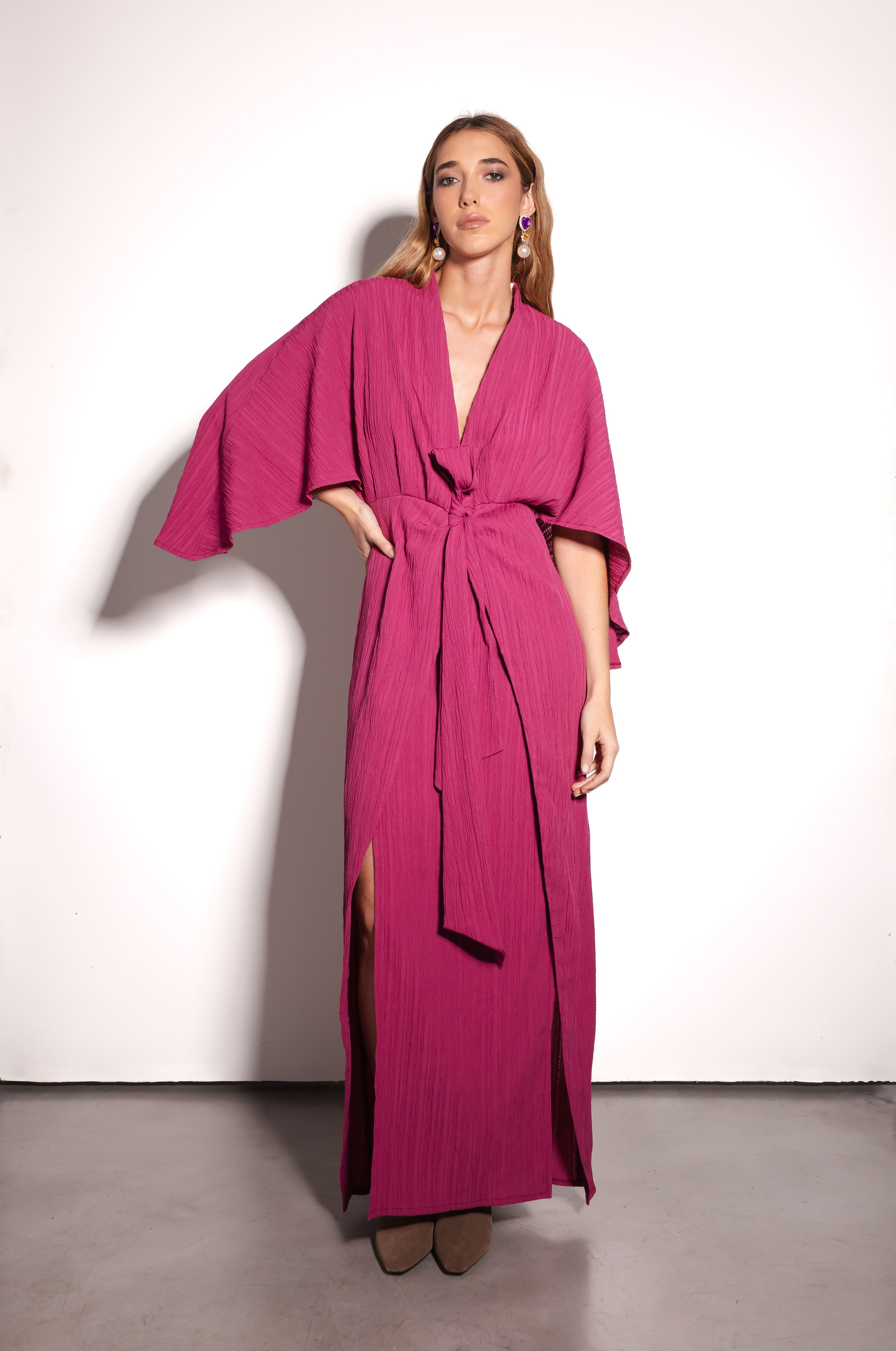 VESTIDO GARZA LONG